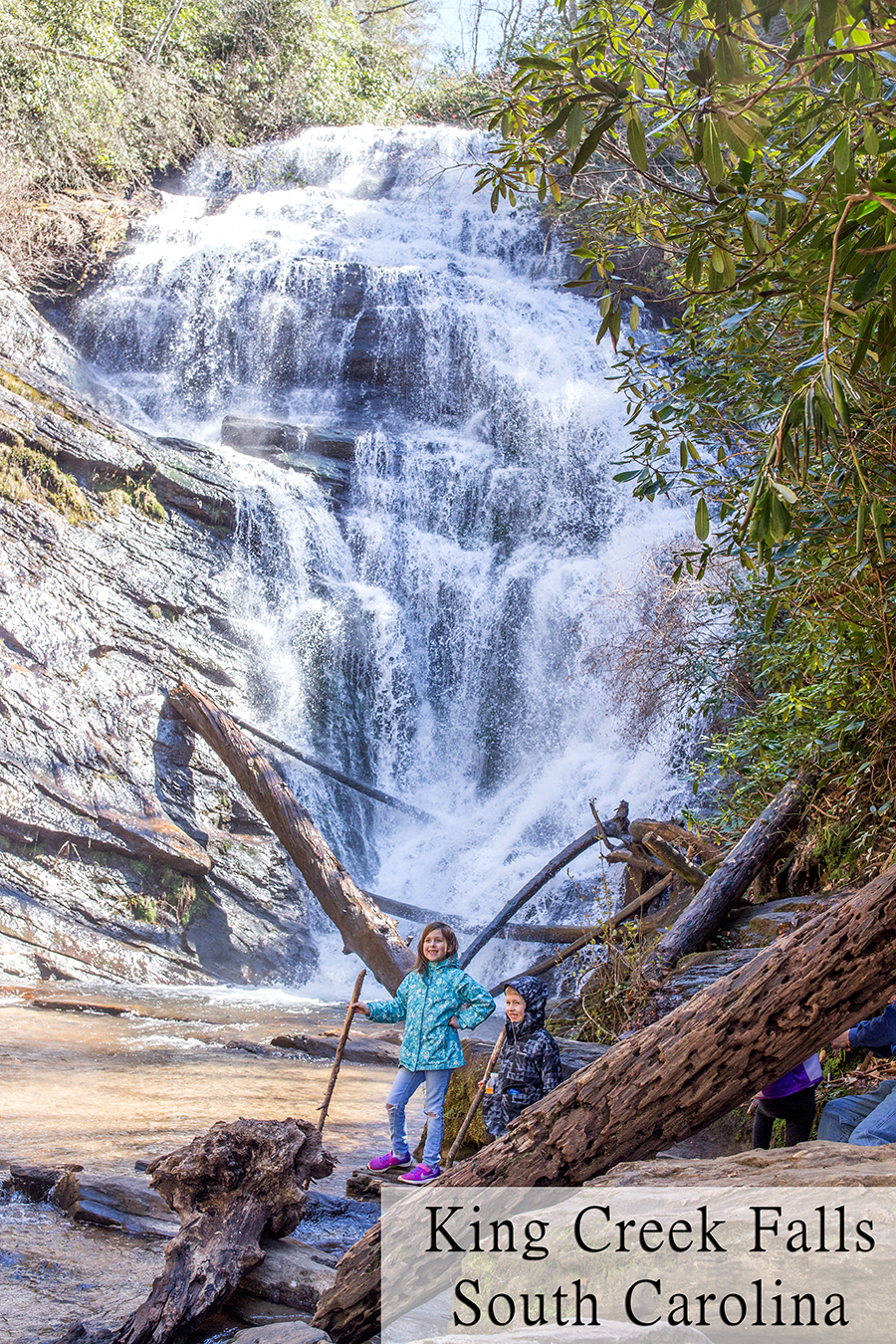 Hike King Creek Falls South Carolina Wayfaring Clan
